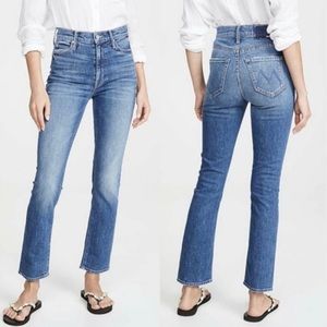 Size 25 MOTHER jeans straight crop